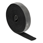 DeLOCK 18384 Velcro tape on roll L 5 m x W 15 mm black Fiche technique