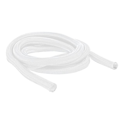 DeLOCK 20698 Braided Sleeve self-closing 2 m x 13 mm white Fiche technique | Fixfr