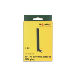 DeLOCK 89770 NB-IoT 900 MHz Antenna SMA plug 3 dBi omnidirectional Fiche technique | Fixfr