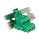 DeLOCK 65936 Terminal block set for DIN rail 4 pin Fiche technique