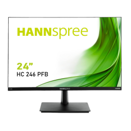 Hannspree HC246PFB Manuel utilisateur | Fixfr