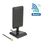 DeLOCK 89590 WLAN 802.11 ac/a/h/b/g/n Antenna RP-SMA plug 6 - 9 dBi directional Fiche technique