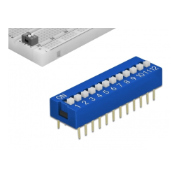 Delock 66411 Interrupteur DIP | Chat IA et PDF | Fixfr