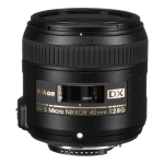 Nikon AF-S DX 40mm f/2.8G Objectif pour Reflex Manuel du propri&eacute;taire