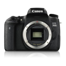 Canon EOS 760D Manuel utilisateur | Fixfr