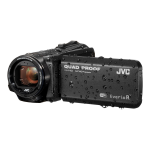 JVC GZ-RX605 Noir + Etui + SD 16Go Cam&eacute;scope Manuel utilisateur