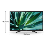 Sony KDL32W6100 TV LED Product fiche