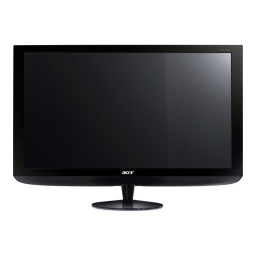 Acer H235H Monitor Manuel utilisateur | Fixfr