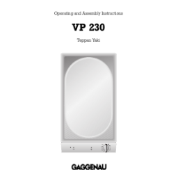 Gaggenau VP230110 Manuel utilisateur | Fixfr