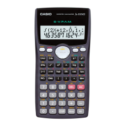 Casio FX100MS Manuel utilisateur | Fixfr