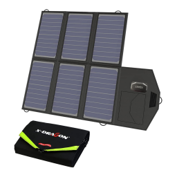 Storex Solar Power Pack Accessories Manuel du propriétaire | Fixfr