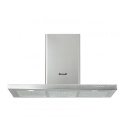 Brandt AD1517X Wall-mounted extractor hood Manuel utilisateur | Fixfr