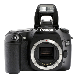 Canon EOS 30D Manuel utilisateur | Fixfr