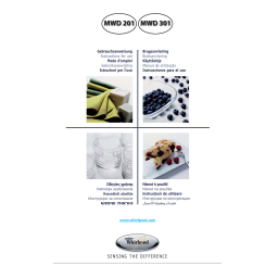 Whirlpool MWD 301/BL Manuel utilisateur | Fixfr