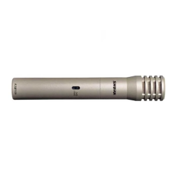 Shure KSM109 Manuel utilisateur | Fixfr