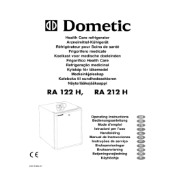 RA 122 H, RA 212 H : Guide d'utilisation avec IA+PDF | Fixfr