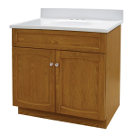 Foremost HEW3018 Heartland 30 in. W x 18 D. Bath Vanity sp&eacute;cification