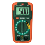 Extech Instruments MN10 Pocket MultiMeter   NCV Manuel utilisateur