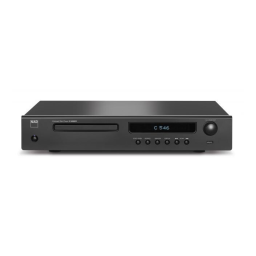 NAD C 546BEE CD Player Manuel utilisateur | Fixfr