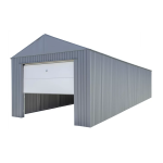 Sojag GRC1260 SOJAG Everest Steel Garage, Wind and Snow Rated Storage Building Kit, 12 ft. x 60 ft. Charcoal Manuel utilisateur