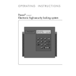 KABA Paxos compact : Notice de Montage + IA