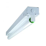 NICOR 10392EB 4 ft. 32-Watt Single Row T8 Fluorescent White Linear Strip Light Fixture Mode d'emploi
