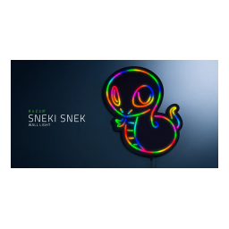 Razer Sneki Snek Wall Light | RC81-04270 Mode d'emploi | Fixfr