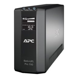 Schneider Electric Back-UPS Pro BR700G Mode d'emploi | Fixfr