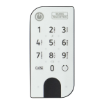 Burg-W&auml;chter SecuENTRY HOME 7711 Keypad PIN Mode d'emploi