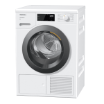 Miele TED265WP 8kg S&egrave;che-linge pompe &agrave; chaleur T1 Manuel utilisateur