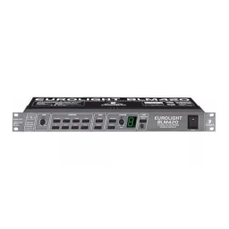 BEHRINGER EUROLIGHT BLM420 Manuel d'utilisation | AI Chat & PDF Access | Fixfr