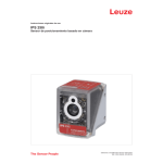 Leuze IPS 258i FIX-M3-102-I3 Smart Kamera Manuel utilisateur