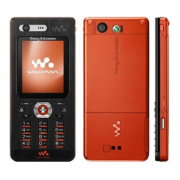 Sony Ericsson W880i Manuel utilisateur | Fixfr