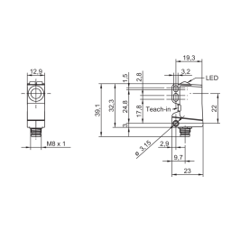 Sonic beam deflector U300