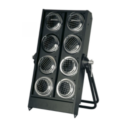 Showtec Stage Blinder 8 DMX : Manuel d'utilisateur + IA | Fixfr