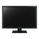 Acer B243PWL Monitor Manuel utilisateur