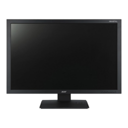 Acer B243PWL Monitor Manuel utilisateur | Fixfr