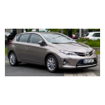 Toyota Auris 2012-2015 Manuel du propri&eacute;taire