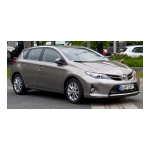 Toyota Auris Touring Sport 2012-2015 Manuel du propri&eacute;taire