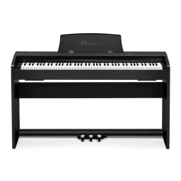 Casio Privia PX-735 : Mode d'emploi + Chat IA & PDF | Fixfr