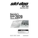 Ski-Doo REV G4 Touring E-TEC Series 2020 Manuel du propri&eacute;taire