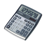 Citizen CDC-80 calculator Fiche technique