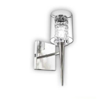 BAZZ M3820CB Glam Series 1-Light Chrome Wall Fixture Mode d'emploi