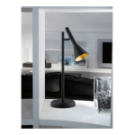 Eglo 97805A Cortaderas 18.50 in. Black Table Lamp Mode d'emploi