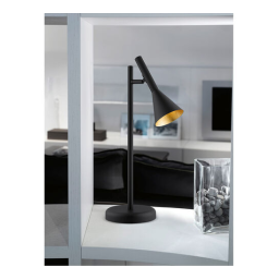 Eglo 97805A Cortaderas 18.50 in. Black Table Lamp Mode d'emploi | Fixfr