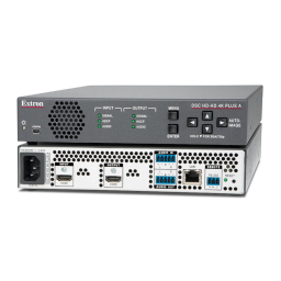 Extron DSC HD-HD 4K A: AI Chat & Téléchargement PDF | Fixfr