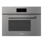 Miele DGM 7845 Four vapeur micro-onde Manuel utilisateur