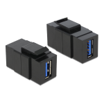 DeLOCK 86378 Keystone Module USB 2.0 C female &gt; USB 2.0 A male Fiche technique