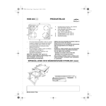 IKEA HOB 422/S Hob Manuel utilisateur