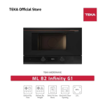 Teka ML 82 Infinity G1 Infinity G1 built-in microwave. Special edition by Giugiaro Italdesign Manuel utilisateur